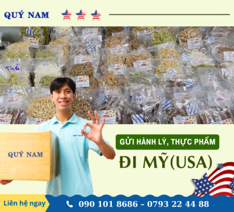 Gửi thực phẩm đi Mỹ hút chân không miễn phí, nhận hàng sau 3 - 7 ngày