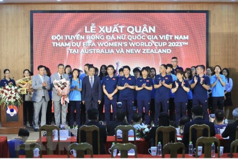 Đội tuyển bóng đá nữ xuất quân tham dự Vòng chung kết World Cup