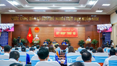 Kỳ họp thứ 10, HĐND tỉnh Khoá X: Phát huy tinh thần đổi mới, sáng tạo của từng đại biểu