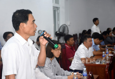 TRẢ LỜI Ý KIẾN CỬ TRI: Ngành chức năng hứa hẹn thời gian giải quyết các công trình gây bức xúc