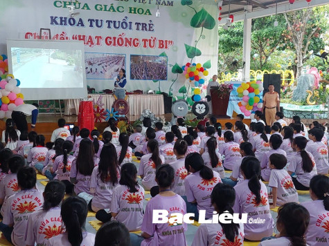 Huyện Vĩnh Lợi: Hơn 400 tu sinh được tuyên truyền về an toàn giao thông
