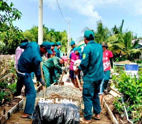 Hành quân dã ngoại gắn kết tình quân dân
