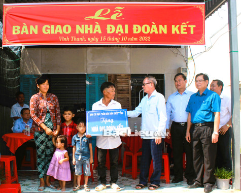Năm Dân vận khéo cấp tỉnh 2022 - 2023: Giúp Vĩnh Thanh về đích xã nông thôn mới kiểu mẫu