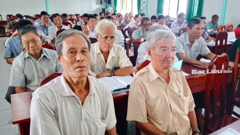 Sở LĐ-TB&XH: Tập huấn chính sách trợ giúp xã hội cho người cao tuổi huyện Hồng Dân