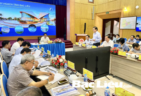 Thẩm định lần cuối Quy hoạch tỉnh Bạc Liêu thời kỳ 2021 - 2030 và tầm nhìn đến năm 2050