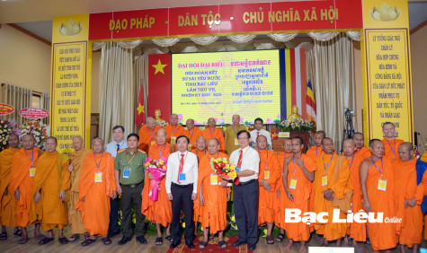 Đại hội đại biểu Hội Đoàn kết sư sãi yêu nước tỉnh Bạc Liêu nhiệm kỳ 2023 - 2028