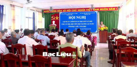 Tập huấn chính sách trợ giúp xã hội cho cán bộ, hội viên Người cao tuổi năm 2023