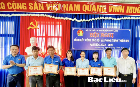 Hội đồng Đội huyện Phước Long: Tổng kết công tác Đội và phong trào thiếu nhi, năm học 2022 - 2023