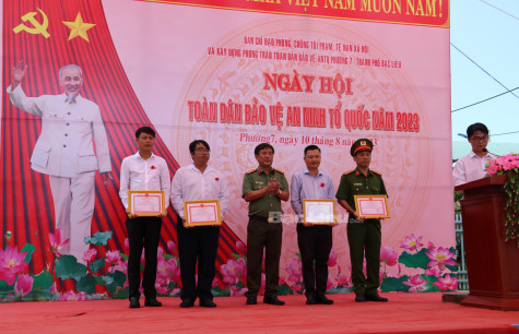 Ngày hội toàn dân bảo vệ an ninh Tổ quốc tại Phường 7 (TP. Bạc Liêu)