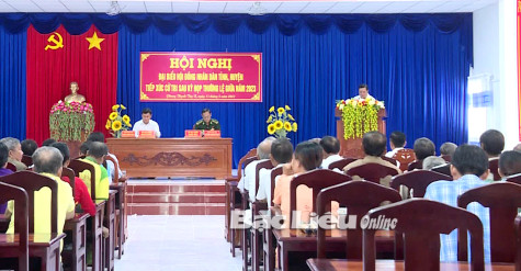 Đại biểu HĐND tỉnh tiếp xúc cử tri xã Phong Thạnh Tây B