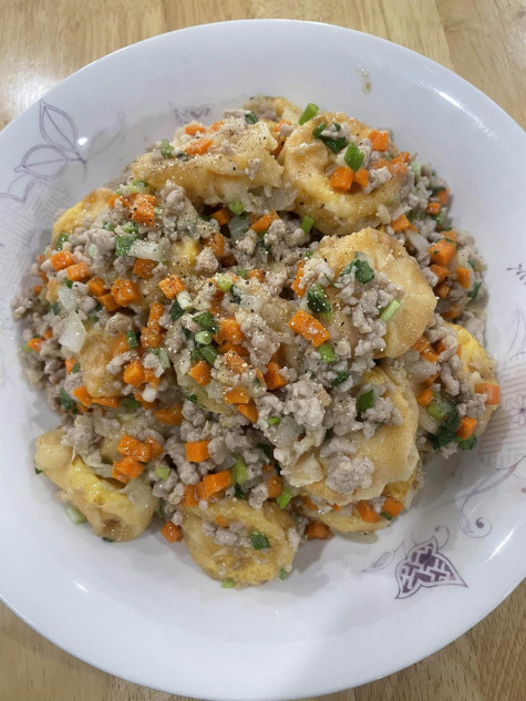 Đậu hũ non sốt thịt bằm - món ngon lạ miệng