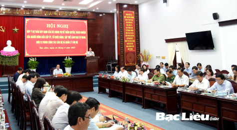 Góp ý dự thảo Quy định của Bộ Chính trị về thẩm quyền, trách nhiệm của người đứng đầu trong công tác cán bộ, quản lý cán bộ