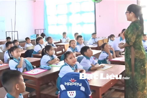 Hơn 2.100 học sinh lớp 1 huyện Đông Hải bước vào năm học mới