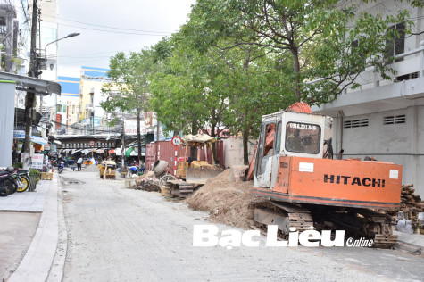 TP. Bạc Liêu: Người dân bức xúc vì những công trình thi công ì ạch