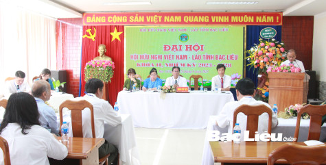 Đại hội Hội Hữu nghị Việt Nam - Lào tỉnh Bạc Liêu lần thứ II, nhiệm kỳ 2023 - 2028
