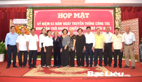 Họp mặt 63 năm Ngày truyền thống công tác binh vận thời kháng chiến chống Mỹ cứu nước