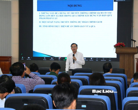 Tập huấn kỹ năng truyền thông chính sách năm 2023