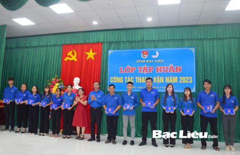 Hơn 90 cán bộ Đoàn được cấp chứng nhận tập huấn công tác thanh vận