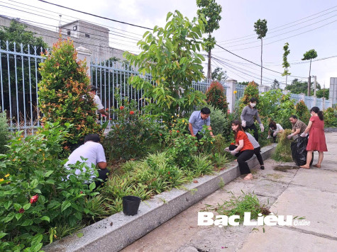 Tổng vệ sinh toàn TP. Bạc Liêu dịp Quốc khánh 2/9