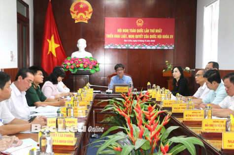 Hội nghị toàn quốc lần thứ nhất triển khai các luật, nghị quyết của Quốc hội khóa XV