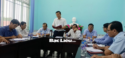 Kiểm tra các tiêu chí xây dựng nâng thôn mới nâng cao ở xã Hưng Thành