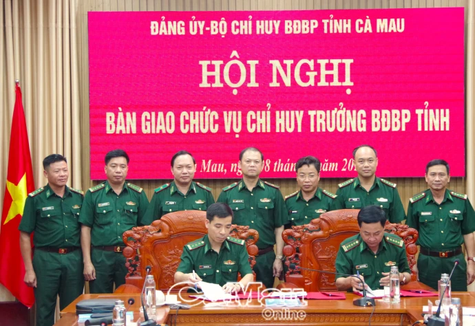 Đại tá Phạm Anh Chương giữ chức Chỉ huy trưởng Bộ đội Biên phòng Cà Mau