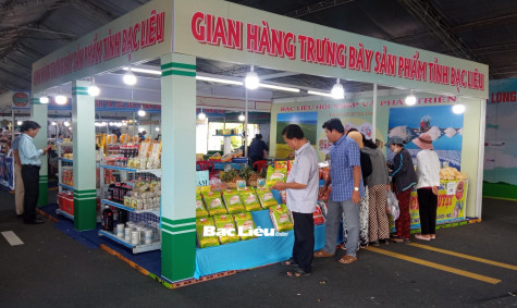 Bạc Liêu có 30 sản phẩm tham gia Hội chợ Công thương vùng ĐBSCL -  Vĩnh Long năm 2023