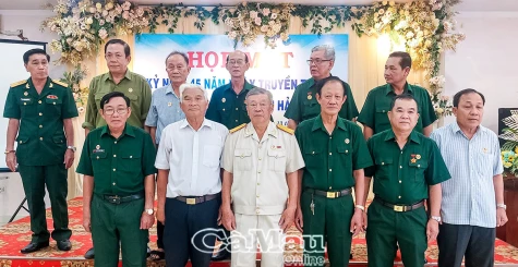 Họp mặt kỷ niệm 45 năm Ngày truyền thống Tiểu đoàn Bộ binh 3 Minh Hải