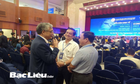 Bạc Liêu tham dự Diễn đàn Kinh tế TP. Hồ Chí Minh năm 2023: “Tăng trưởng xanh - Hành trình hướng tới giảm phát thải ròng bằng không”