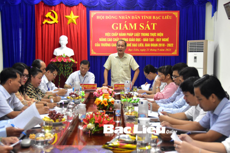 Trường cao đẳng Nghề Bạc Liêu: Cần hơn 21 tỷ đồng để nâng cao chất lượng giáo dục - đào tạo - dạy nghề giai đoạn 2023 - 2026