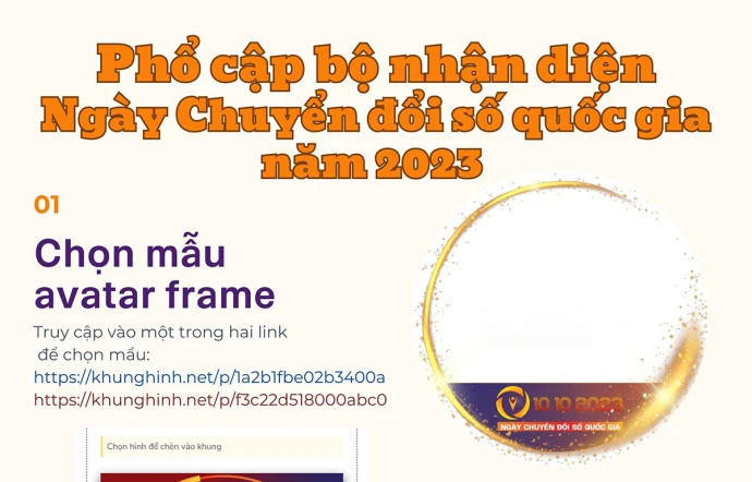 Phổ cập bộ nhận diện Ngày Chuyển đổi số quốc gia năm 2023