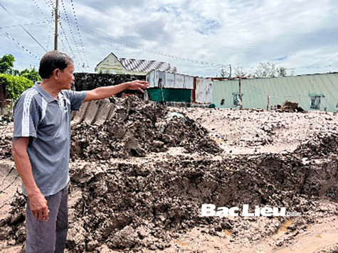 Thi công cống làm sập, hư hỏng nhà dân