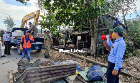 TX. Giá Rai: Tháo dỡ công trình không sử dụng nhiều năm để đảm bảo thi công Dự án kè chống ngập