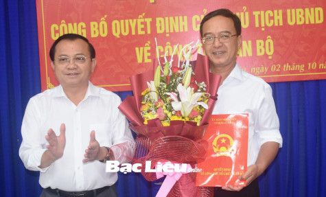 Điều động, bổ nhiệm ông Trần Tam Trung làm Giám đốc Trung tâm Phát triển Quỹ nhà và đất
