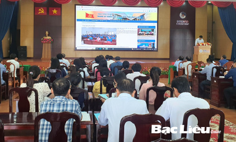 Khai trương Trang thông tin điện tử Đảng ủy Khối các cơ quan tỉnh Bạc Liêu