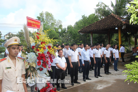 Văn phòng Tỉnh ủy về nguồn tại huyện Đông Hải