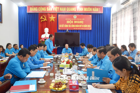 LĐLĐ tỉnh: Triển khai nhiệm vụ quý 4/2023