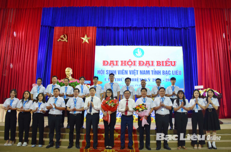 Đại hội đại biểu Hội Sinh viên Việt Nam tỉnh Bạc Liêu lần thứ I, nhiệm kỳ 2023 - 2028