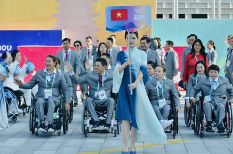 Thượng cờ Việt Nam tại ASIAN Para Games 2023