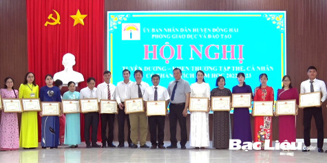 Ngành Giáo dục Đông Hải: Vinh danh những tập thể, cá nhân tiêu biểu năm học 2022 - 2023