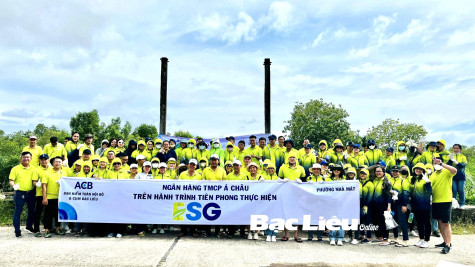 Ngân hàng ACB Bạc Liêu: Ra quân thực hiện chương ESG