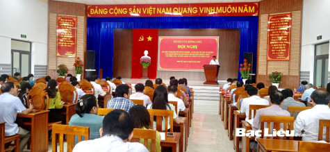 Huyện ủy Đông Hải: Sơ kết Nghị quyết 05 về đổi mới và nâng cao hiệu quả công tác giáo dục chính trị, tư tưởng trong tình hình mới