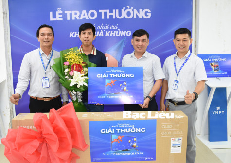 Chương trình “Sinh nhật vui - Khui quà khủng”: Bạc Liêu may mắn trúng 1 giải Vàng và 5 giải Bạc