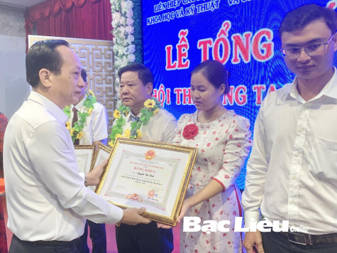 Trao giải Hội thi Sáng tạo kỹ thuật tỉnh lần thứ X