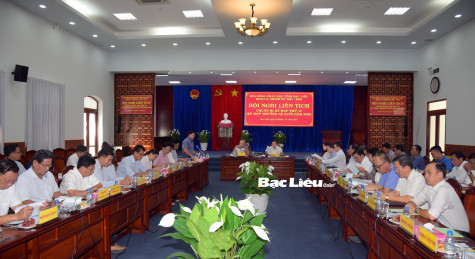 Hội nghị liên tịch thống nhất nội dung, thời gian Kỳ họp thường lệ cuối năm 2023, HĐND tỉnh khóa X