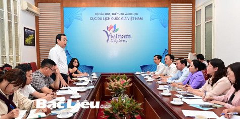 Bạc Liêu làm việc với Cục Du lịch quốc gia Việt Nam về định hướng phát triển du lịch