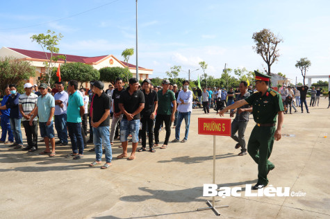 Kiểm tra sẵn sàng động viên Tiểu đoàn bộ binh TP. Bạc Liêu