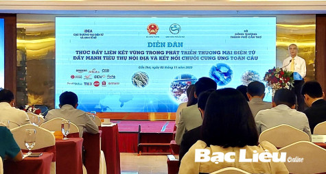 Bạc Liêu tham gia Diễn đàn Thúc đẩy liên kết vùng trong phát triển thương mại điện tử