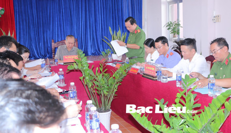 Công an TP. Bạc Liêu: Tích cực xử lý tin báo, tố giác tội phạm