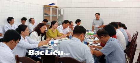 HĐND tỉnh: Giám sát “Tình hình hoạt động của Trạm y tế cấp xã trên địa bàn tỉnh, giai đoạn 2020 - 2022” tại Trạm Y tế Phường 1, TX. Giá Rai
